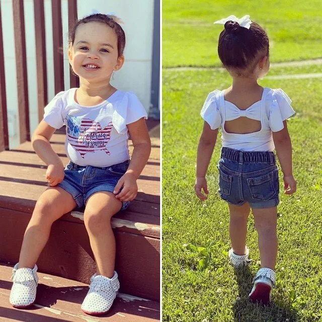 Mommy and Me 4th of July America the Beautiful Matching Shirts