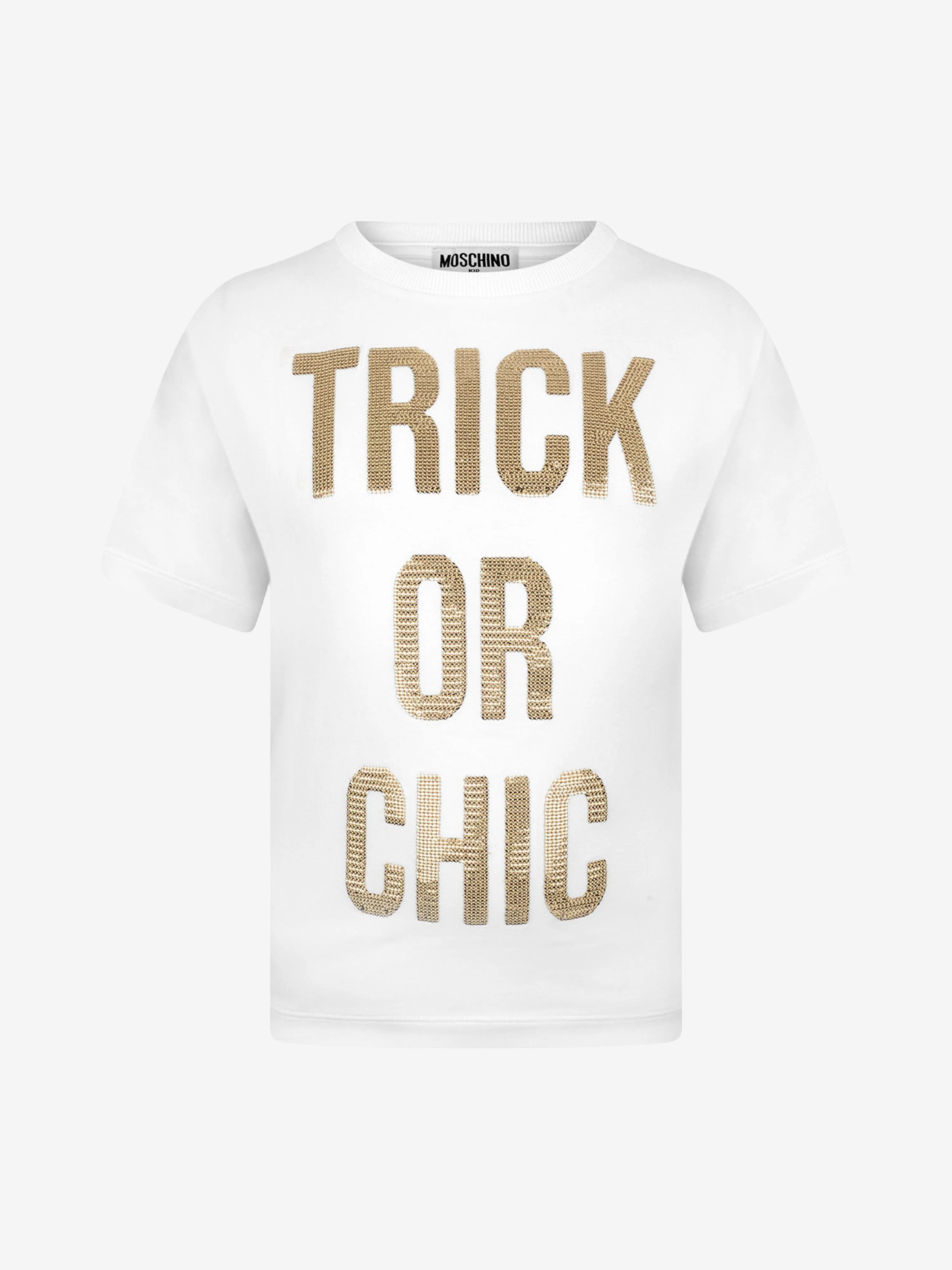 Moschino Girls T-Shirt - Cotton Trick Or T-Shirt