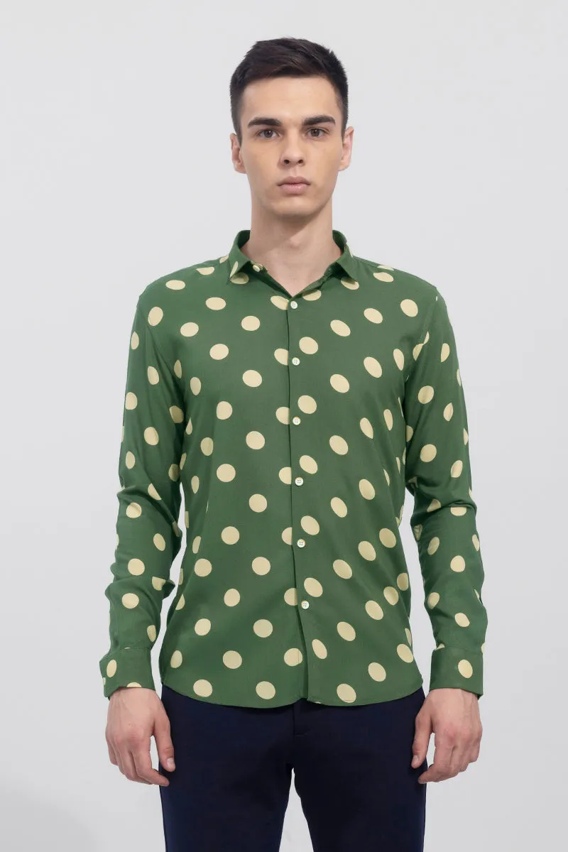 Mottle Olive Shirt