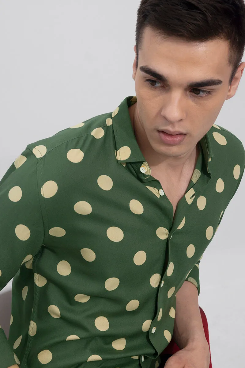 Mottle Olive Shirt