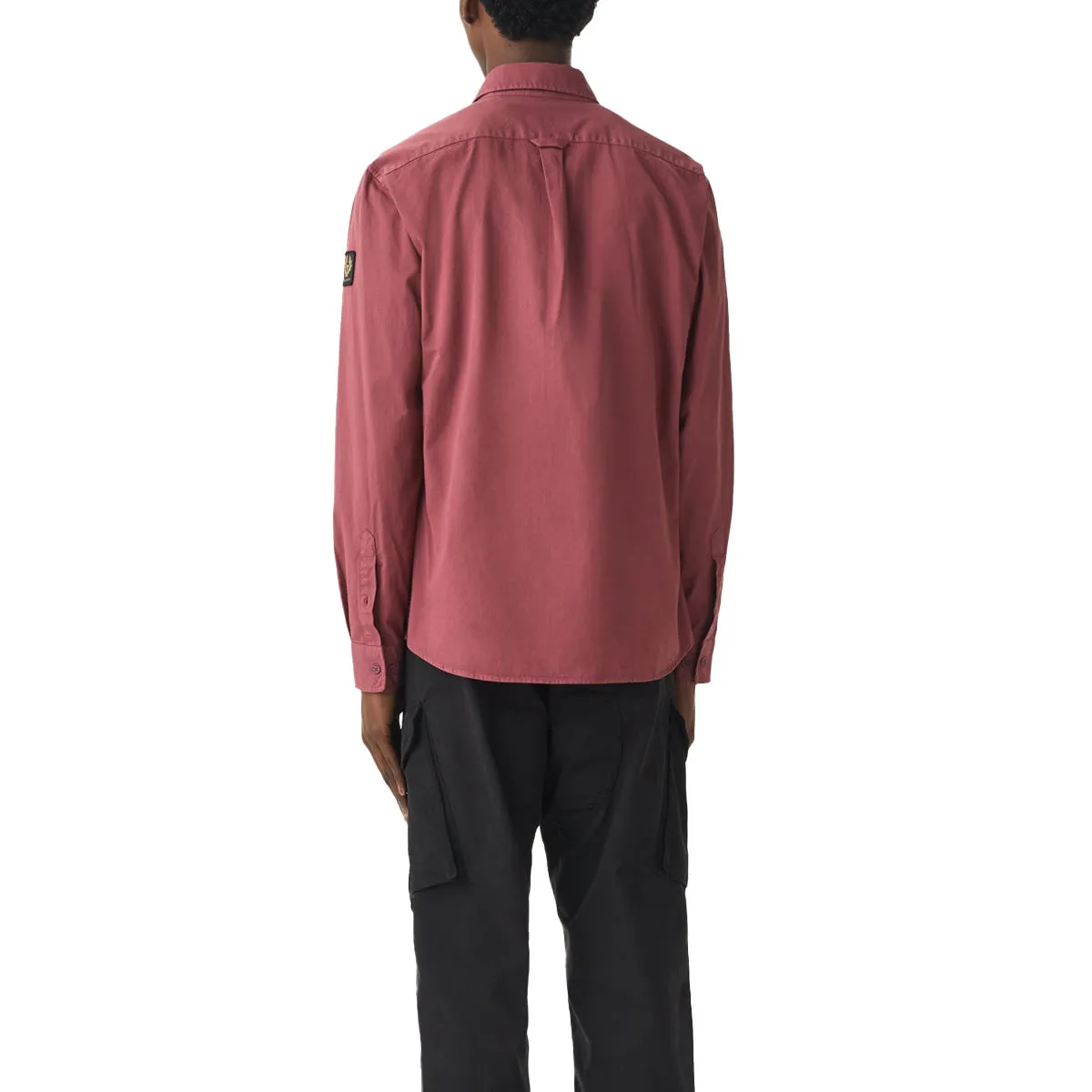 Mulberry Garment Dyed Cotton Scale Shirt