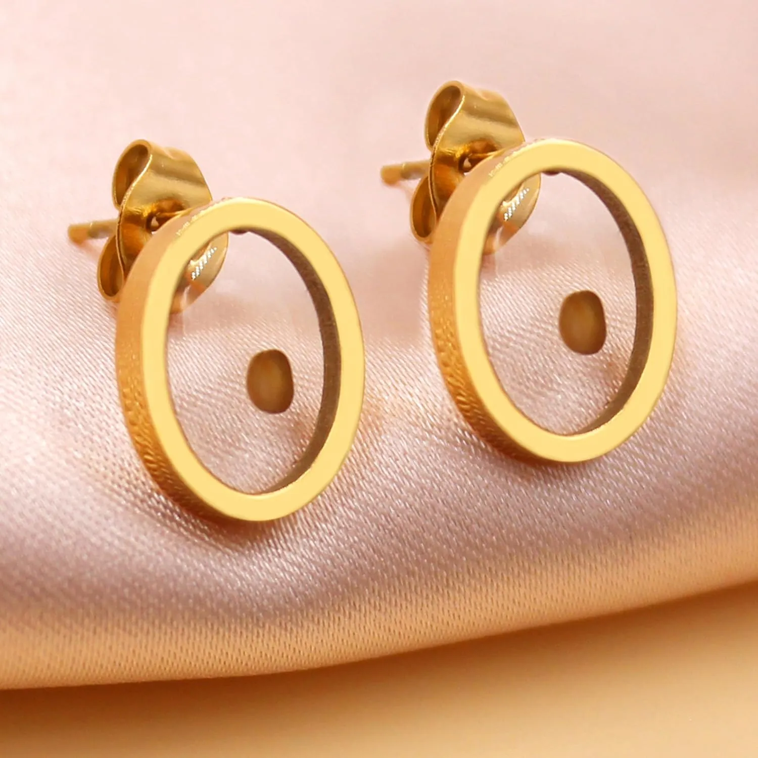 Mustard Seed Earrings, Matthew 17:20 Earrings, Mustard Seed Oval Earrings, Stainless Steel Christian Earrings, Women's Religious Jewelry Gifts
