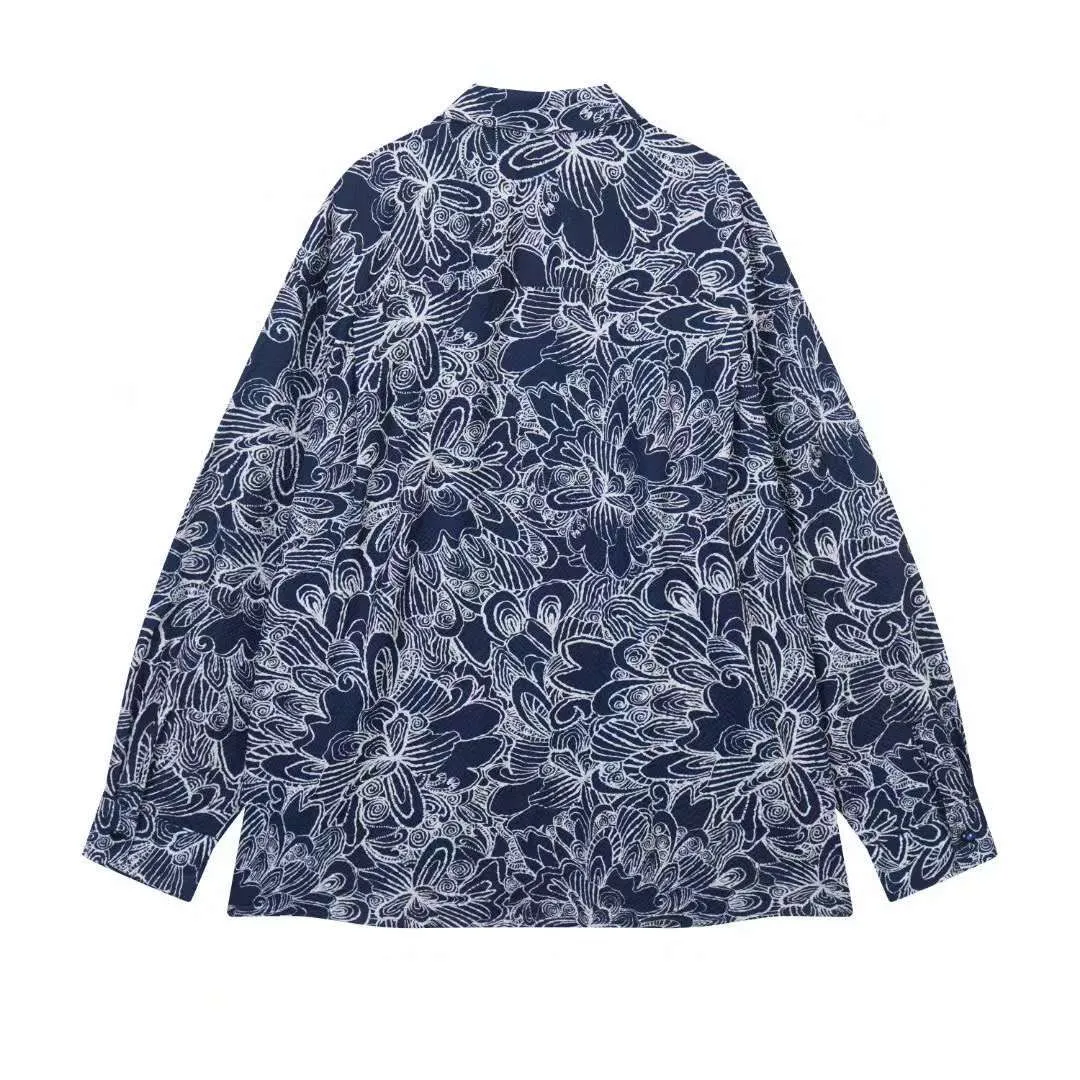 Navy Daisy Shirt