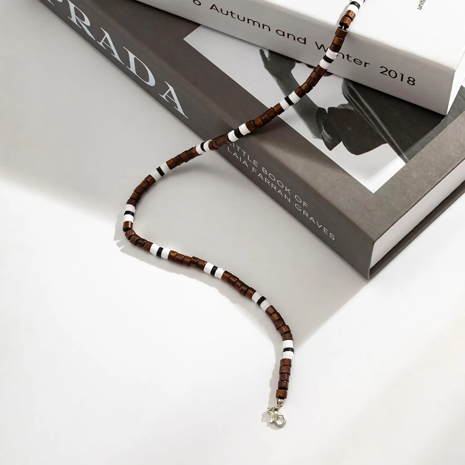 Necklace for Men Puka Shell Necklace Men Summer Surfer Necklaces Beaded Choker Beach Essentials Holiday Jewelry for Vacation Summer Outfits for Man Son Husband