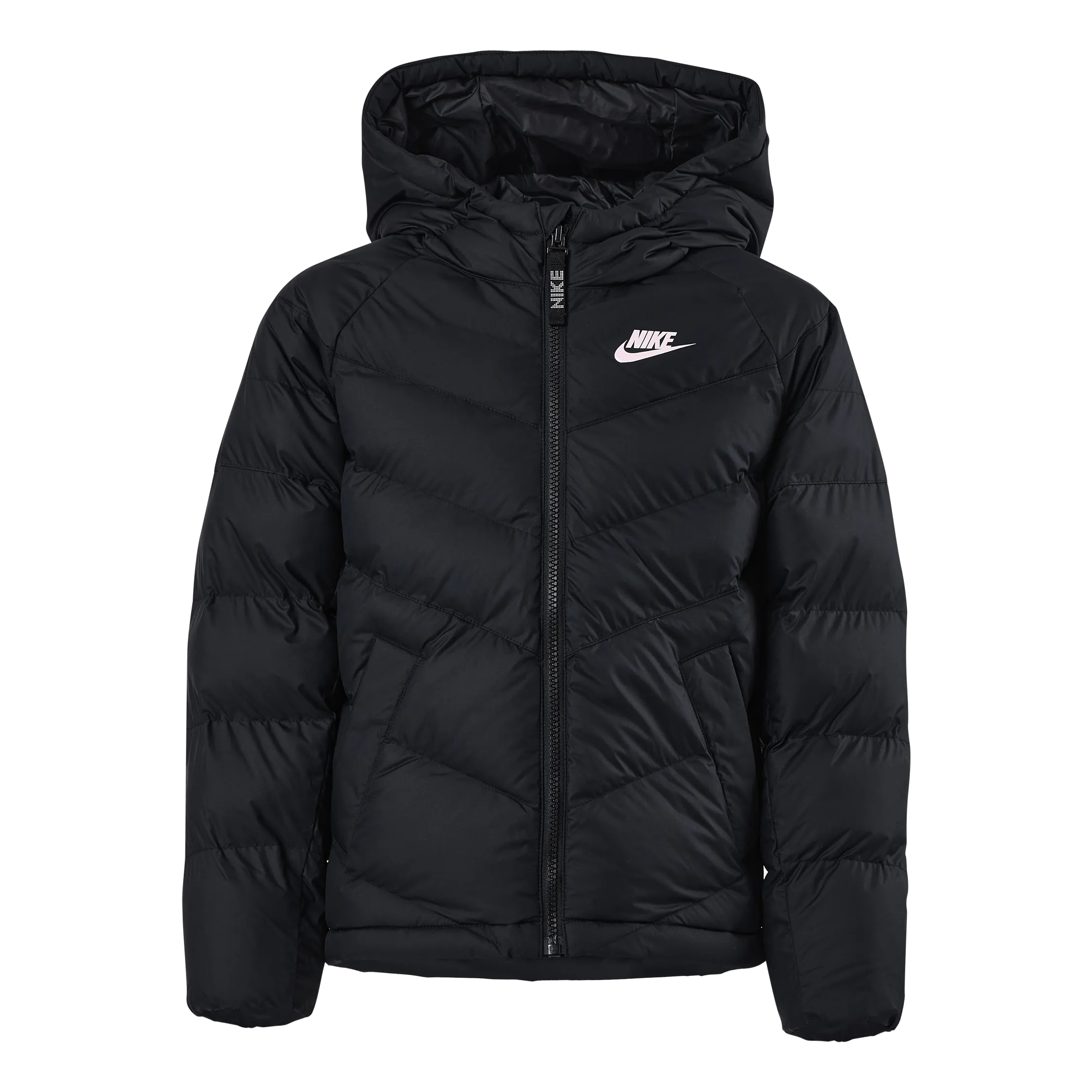 Nike Sportswear Big Kids' Synt Black/black/pink Foam