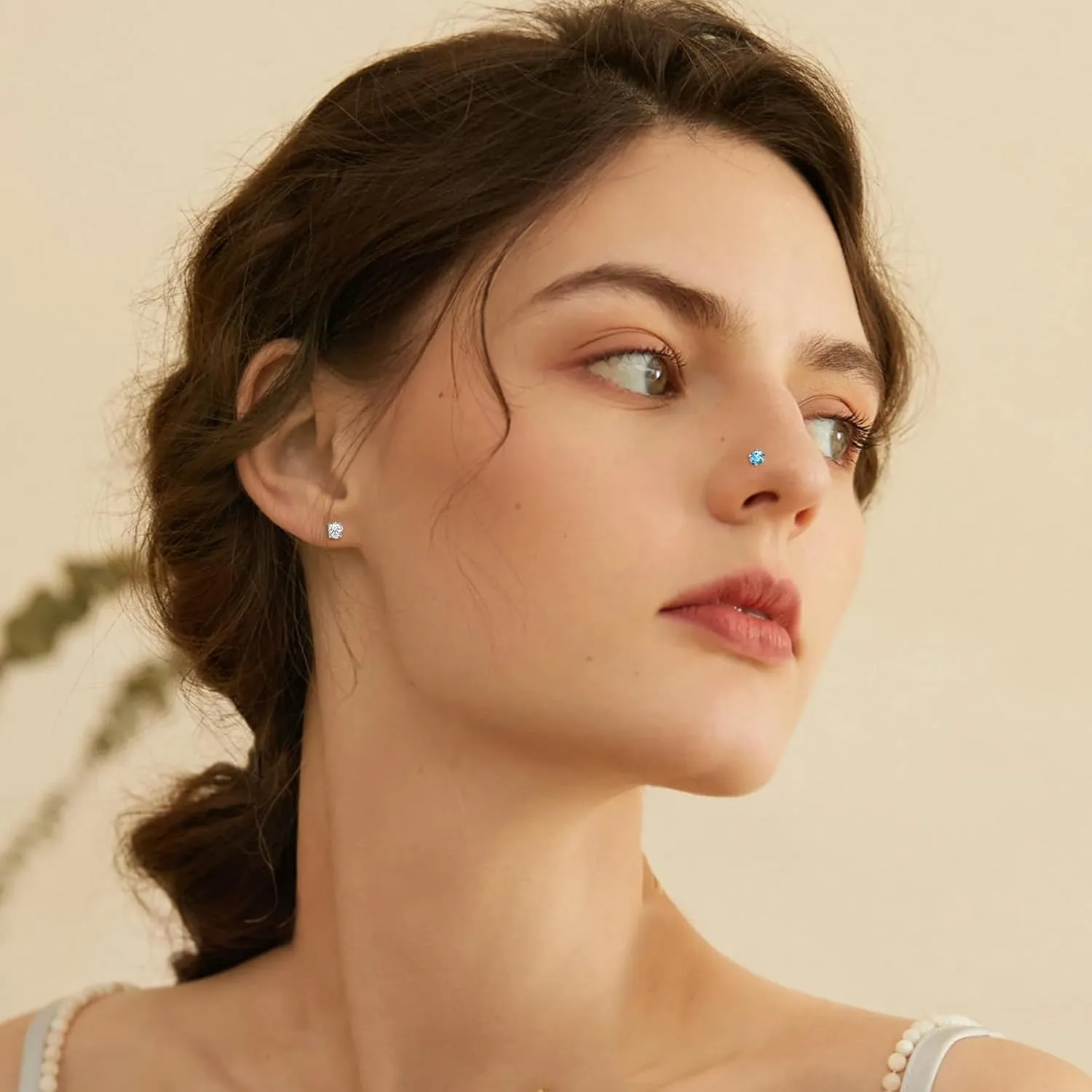 ONESING 36-44 Pcs 18G 20G Nose Rings Studs Nose Rings for Women Nose Piercings Jewelry Surgical Stainless Steel Nose Studs Moon Star Heart Butterfly Hypoallergenic Body Piercing Jewelry for Women Men