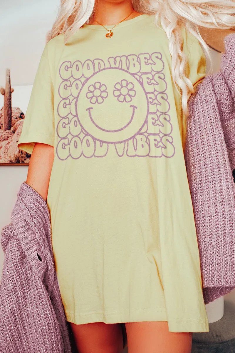 Oversize Good Vibes Tee