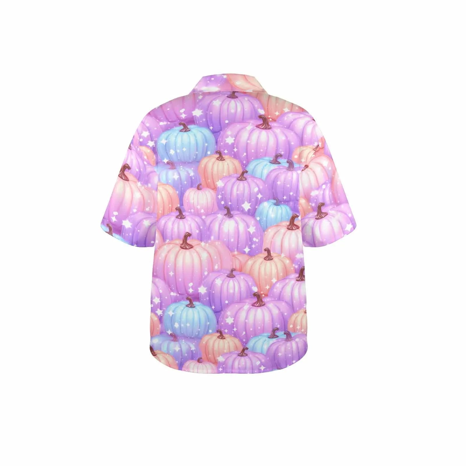 Pastel Pumpkin  Women's Hawaiian Shirt