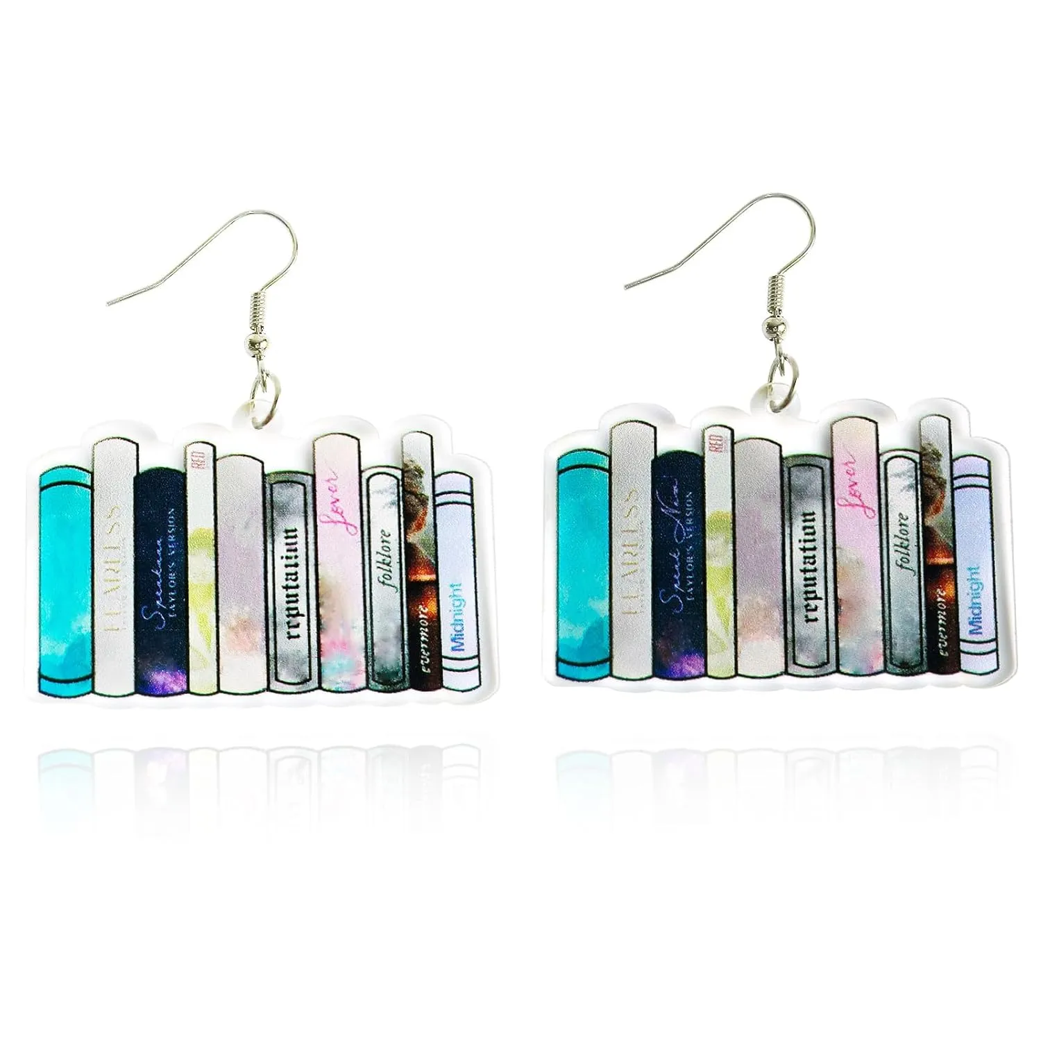 Pink Guitar Earrings for Girls - Acrylic Earrings for Women, Inspired Earrings for Singer Fans Music Lover Gifts Album Gift for Fans (pink guitar girl)