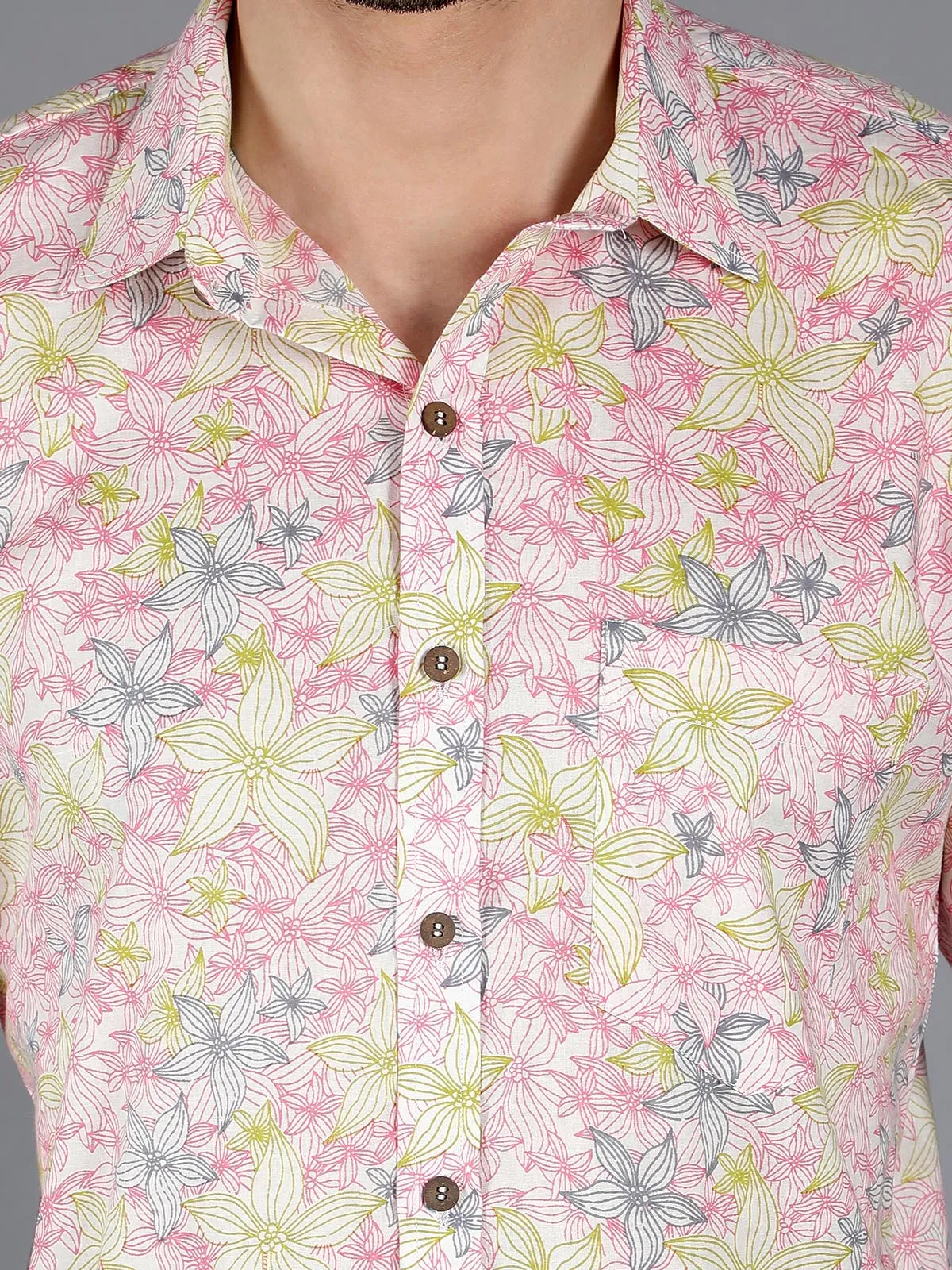 Procyon Printed Shirt White