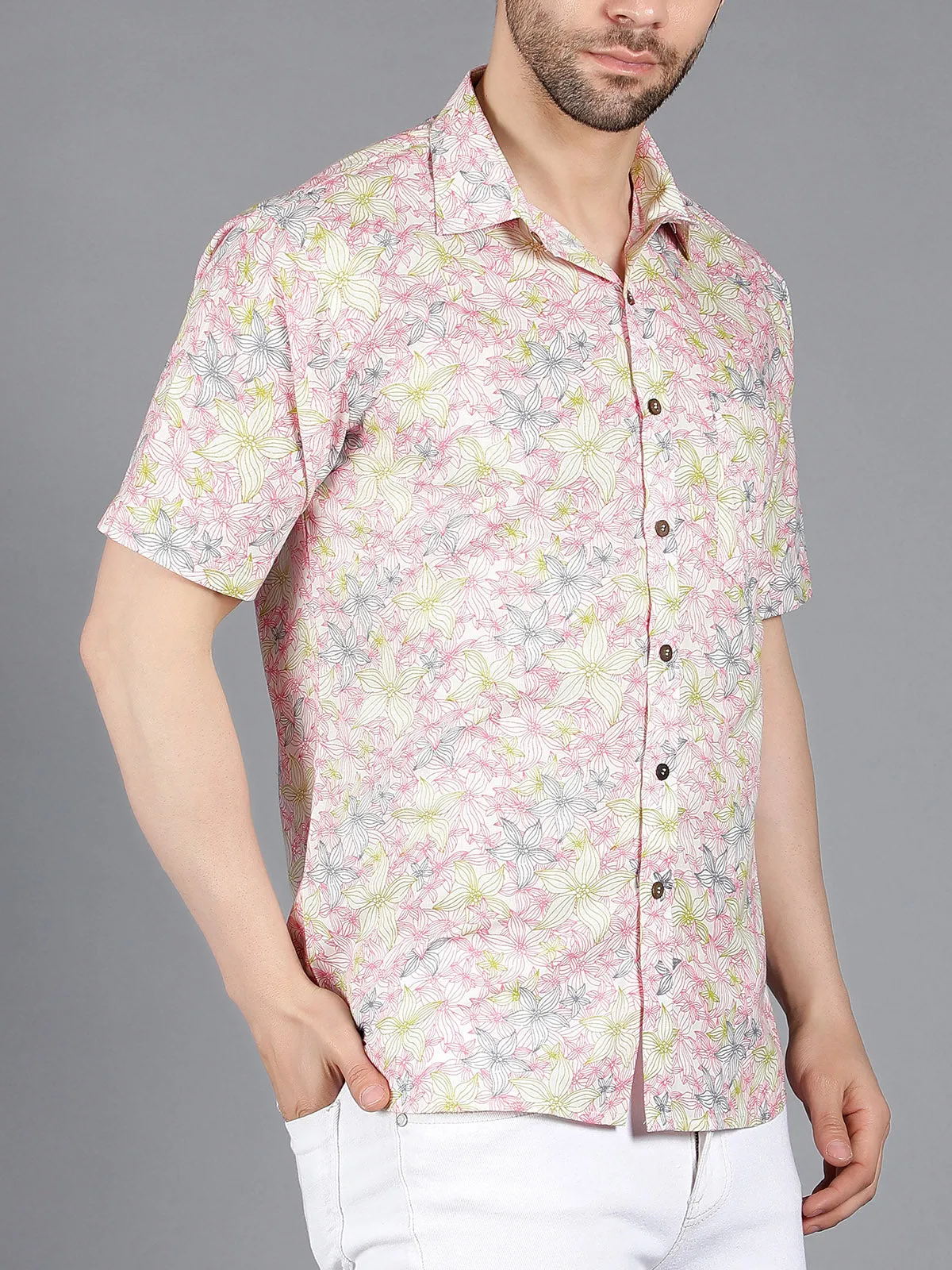 Procyon Printed Shirt White