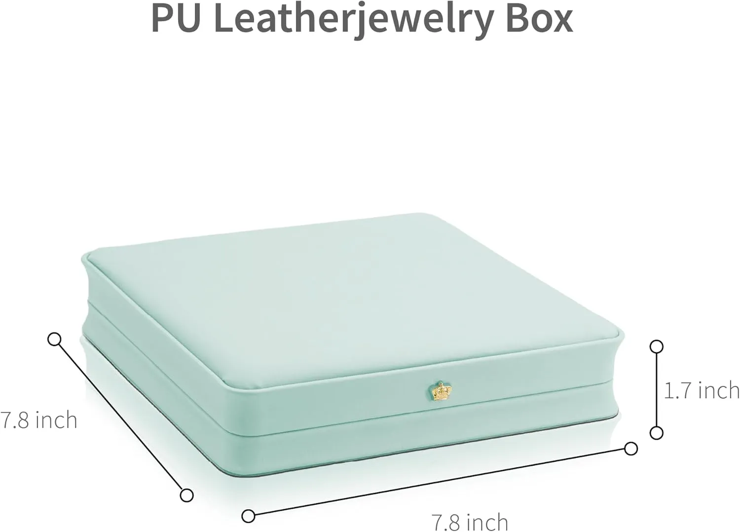 PU Leather Jewelry Set Box Necklace Boxes for Jewelry Gift Boxes Ring,Pendant,Earring,Bracelet Jewellery Display Case Wedding Jewelry Storage Holder (Big Pearl Necklace)