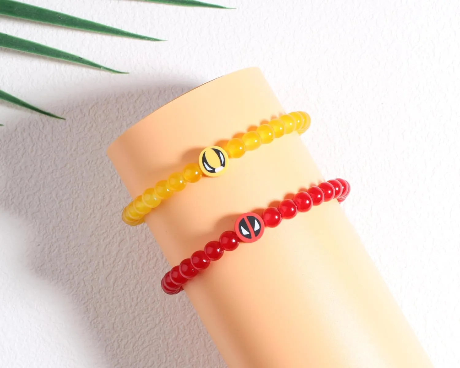 QqzsJewls You and Me Bracelets Set Superhero Matching Bracelets for Mom Dad Daughter Son Aunt Niece Nephew Birthday Christmas School Gifts