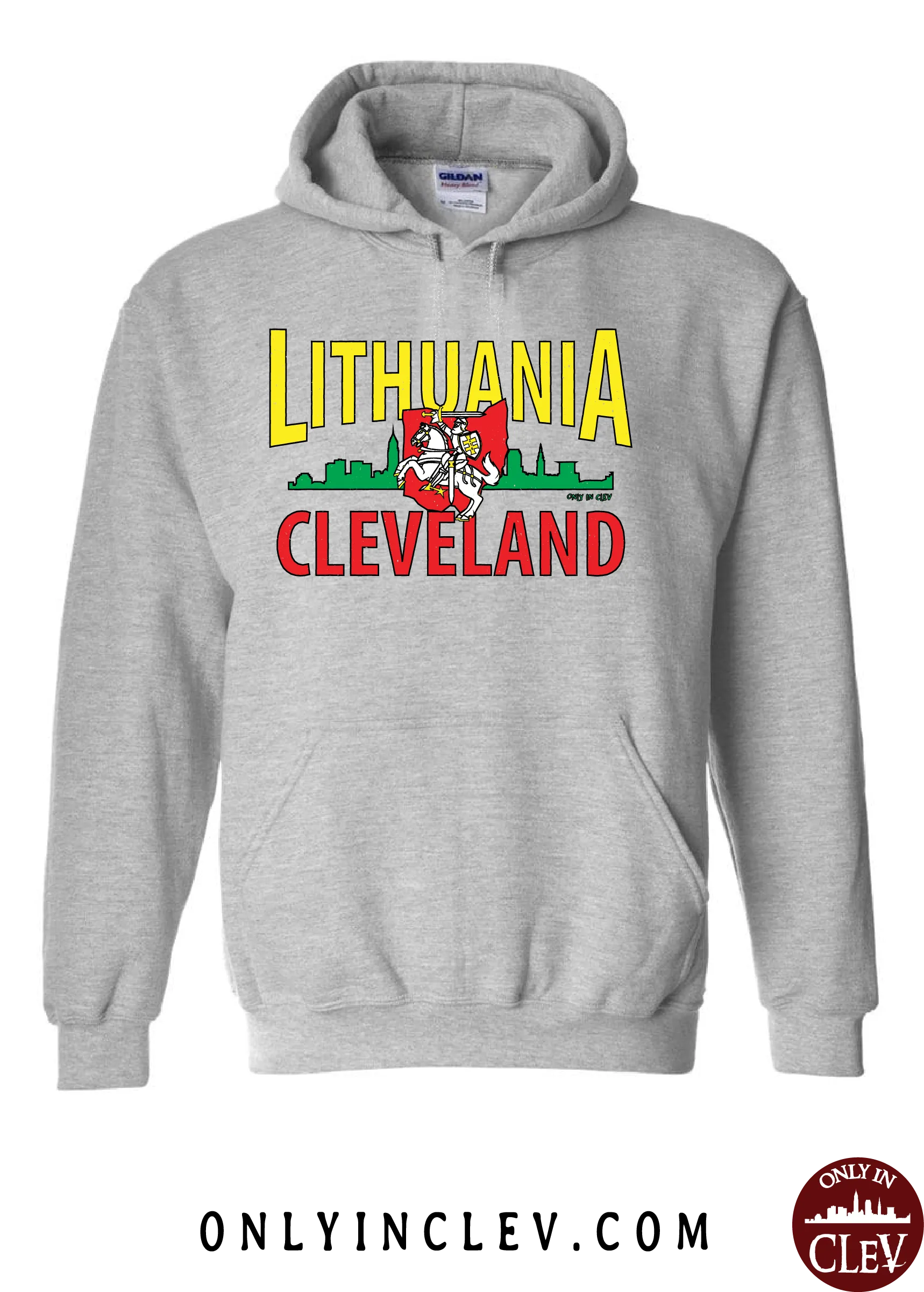 "Lithuania Cleveland "Design on Gray