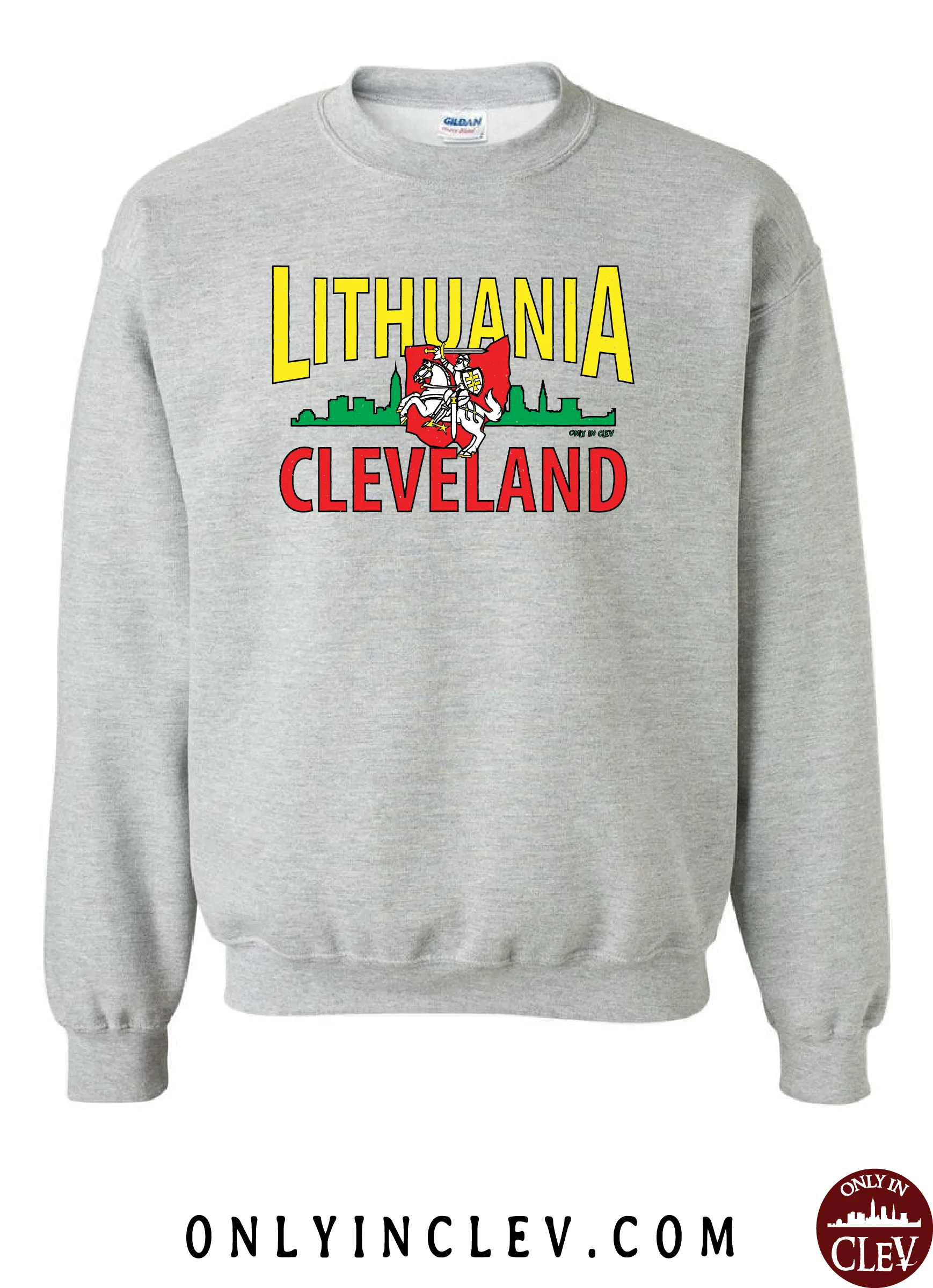 "Lithuania Cleveland "Design on Gray