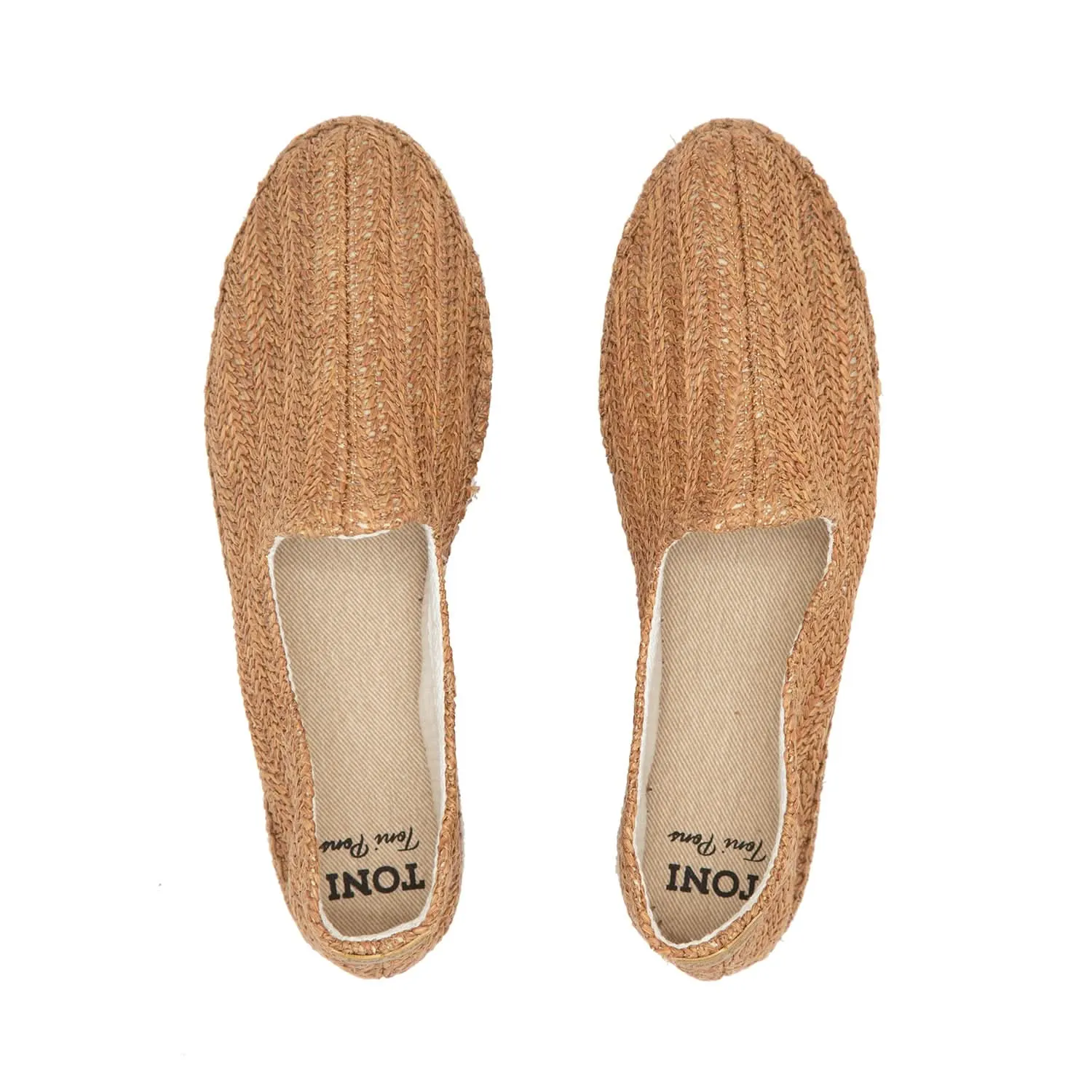 Mens Raffia Espadrilles - Stylish Damask Design