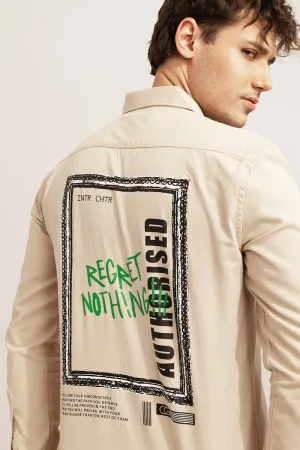 Regret Nothing Off-White Shirt