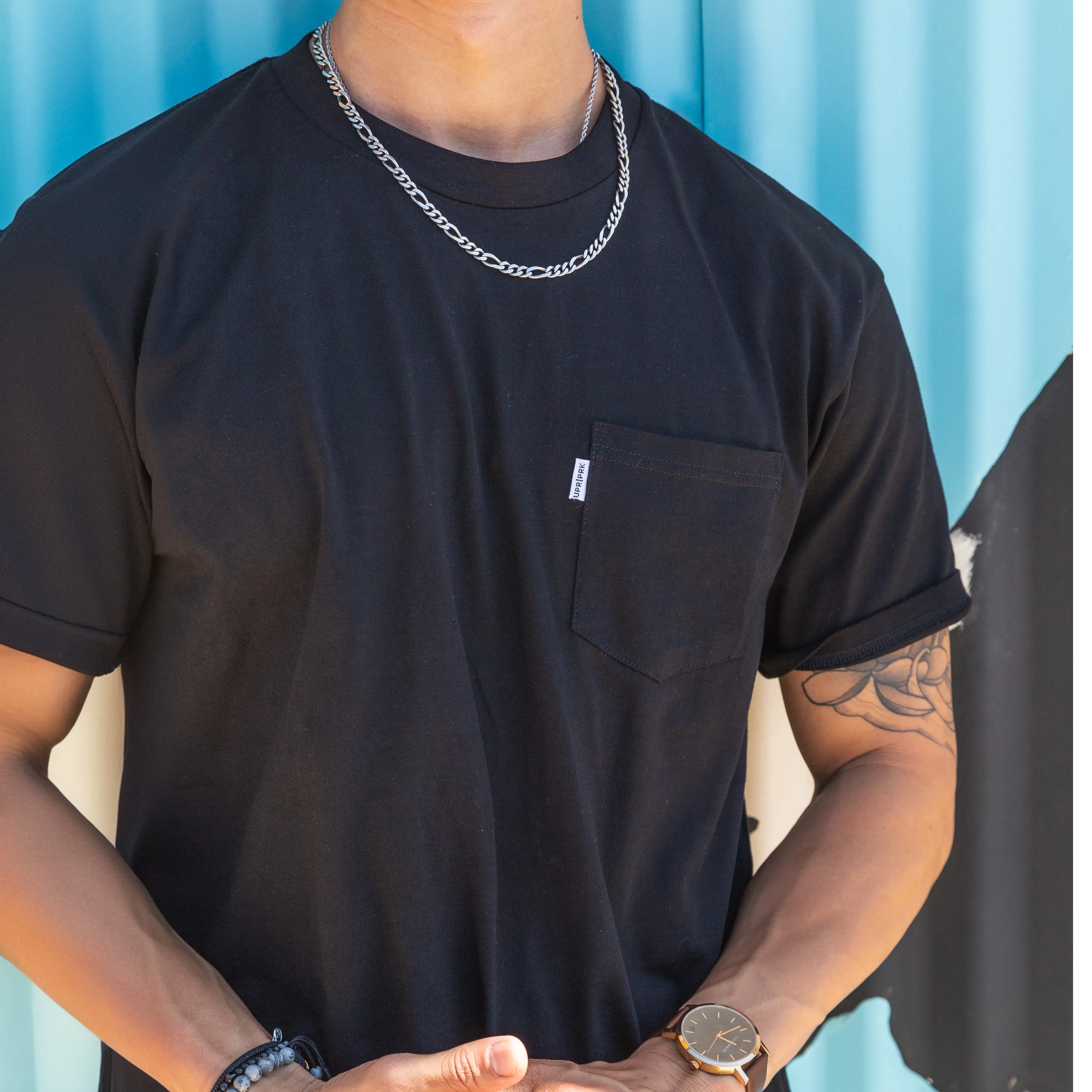 Simple Mini Flag Pocket Shirt