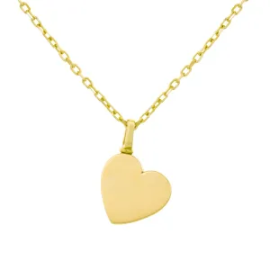 Solid Gold Heart 14K - Cremation Jewelry for Ashes Holder Memorial Heart Urn Necklace, Keepsake Jewelry - Human Ashes Cremation Pendant, 14K - L, Just Pendant)