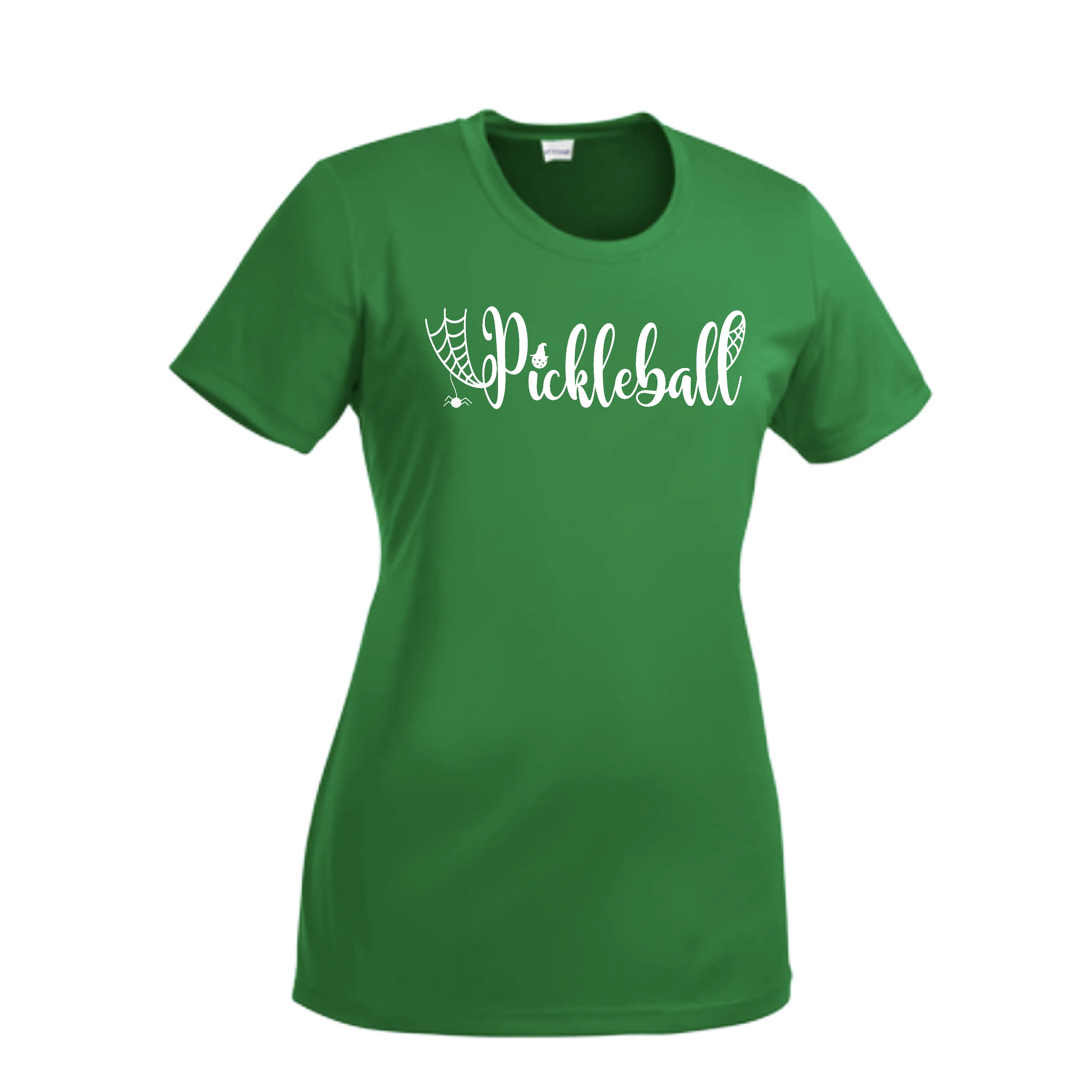 Spider Pickleball | Women’s Short Sleeve Crewneck Pickleball Shirts | 100% Polyester