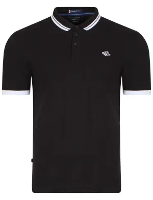 Stibbington Polo Shirt in Black - Le Shark