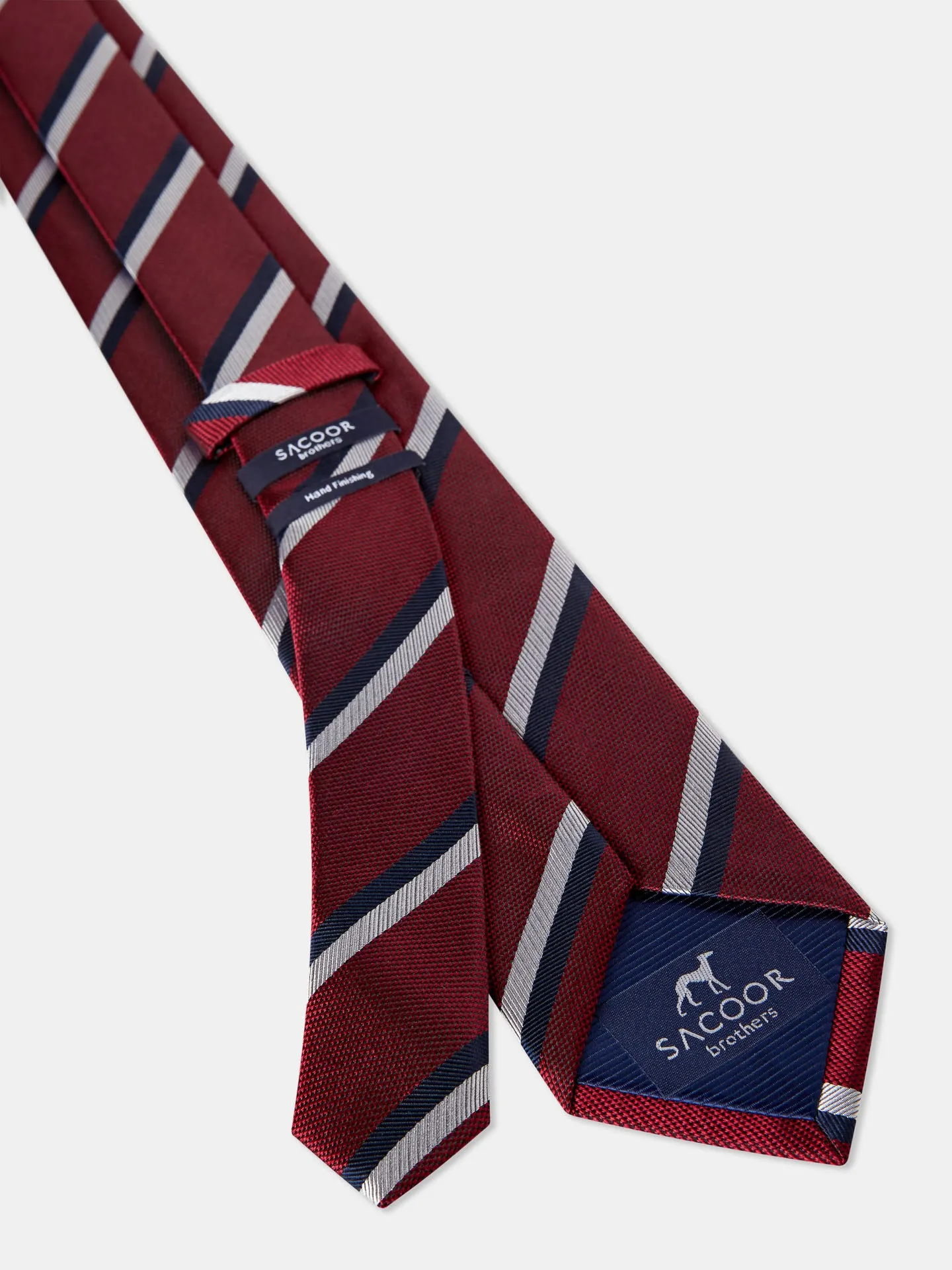 Striped Pattern 100% Silk Tie 7,5cm