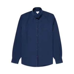 Sunspel Indigo Denim Shirt