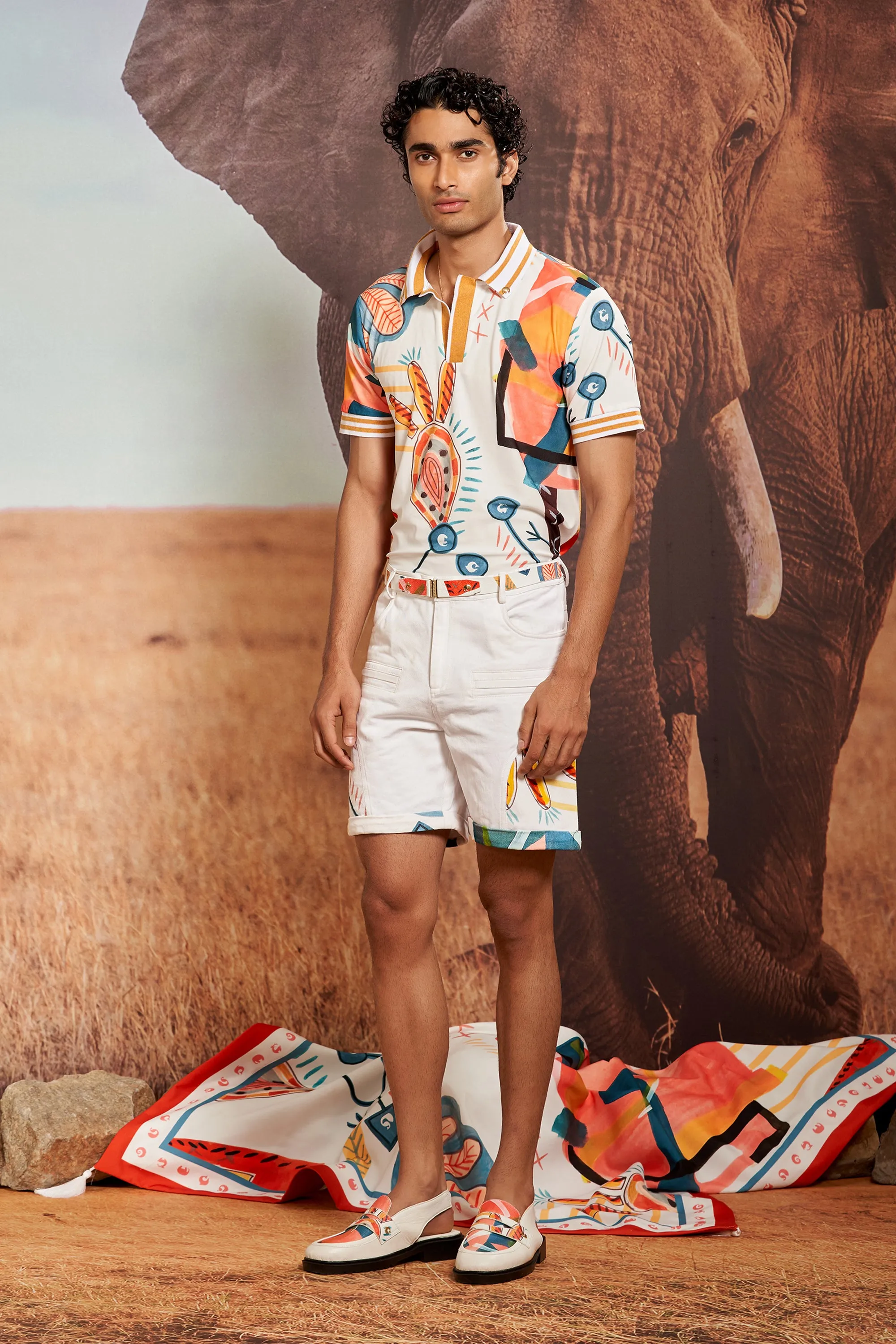 Surocco Polo with Ribbed Collar