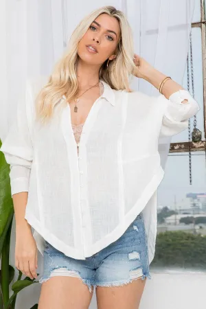 SW350 BUTTONDOWN OVERSIZED SHIRTS
