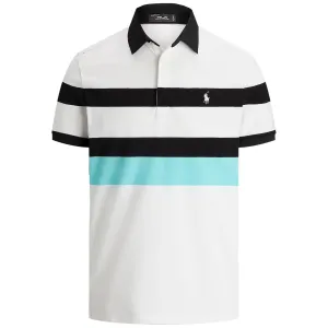 Tailored Fit Performance Polo Shirt Ceramic White Multi - SS24