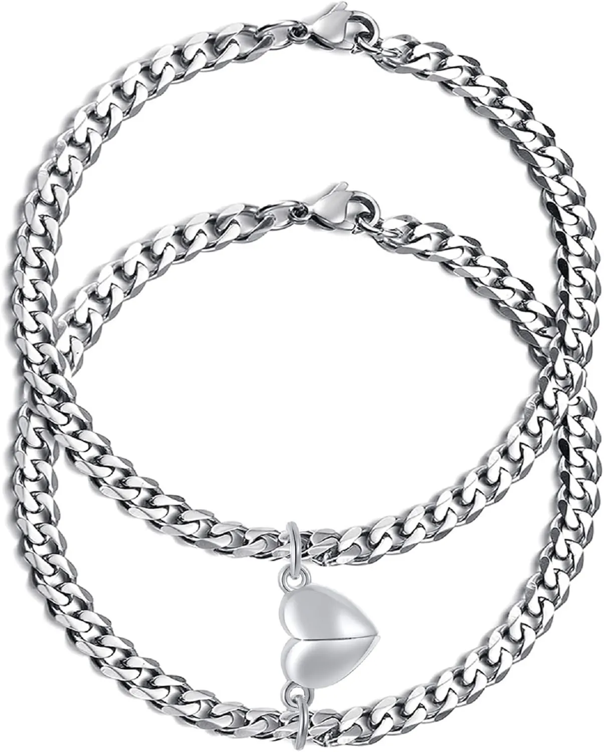 TempBeau Bracelet for Couple - Personalized ID Custom Engraving Bracelet, Braided Rope His and Her Bangle, Adjustable Friendship Bracelets for Sister BF GF, Pinky Promise Couple Bracelets Gifts
