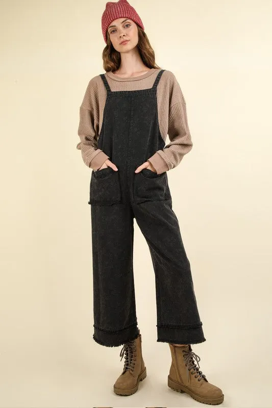 The Elena Washed Overall Jumpsuit