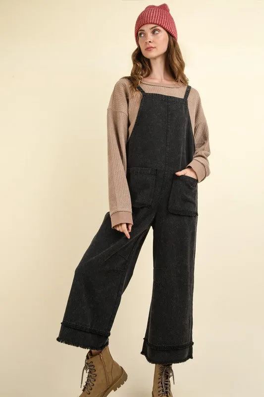 The Elena Washed Overall Jumpsuit