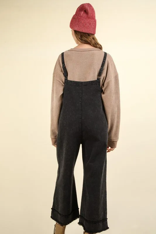 The Elena Washed Overall Jumpsuit