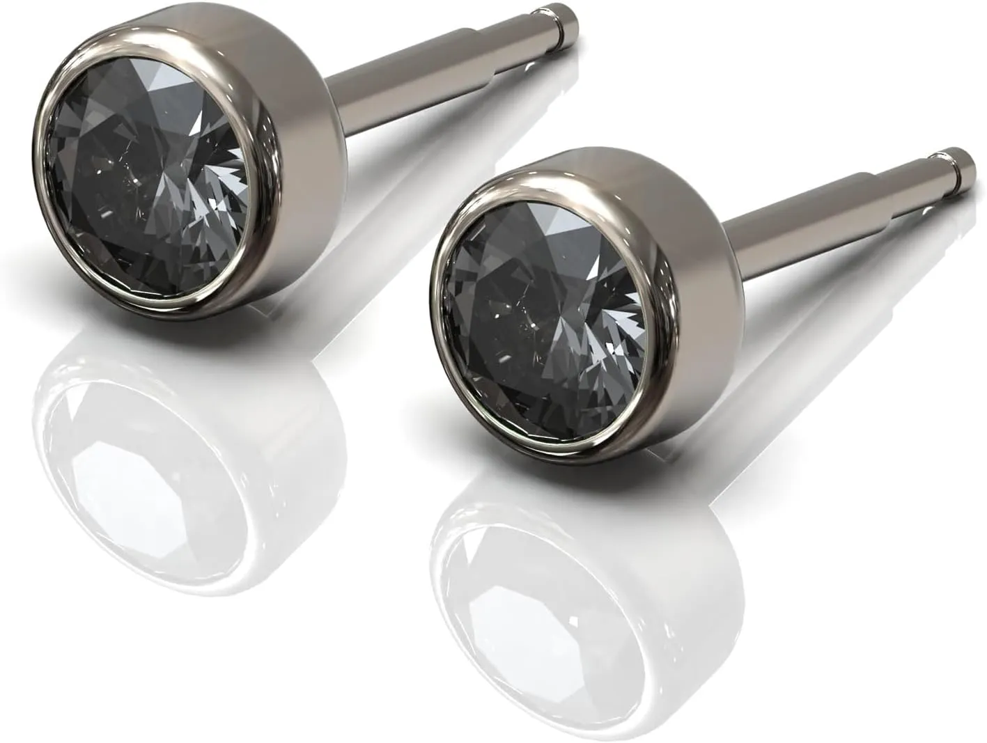 Titanium Mens Earrings Studs Hypoallergenic Men's Women's Fashion Accessories Jewelry Gift