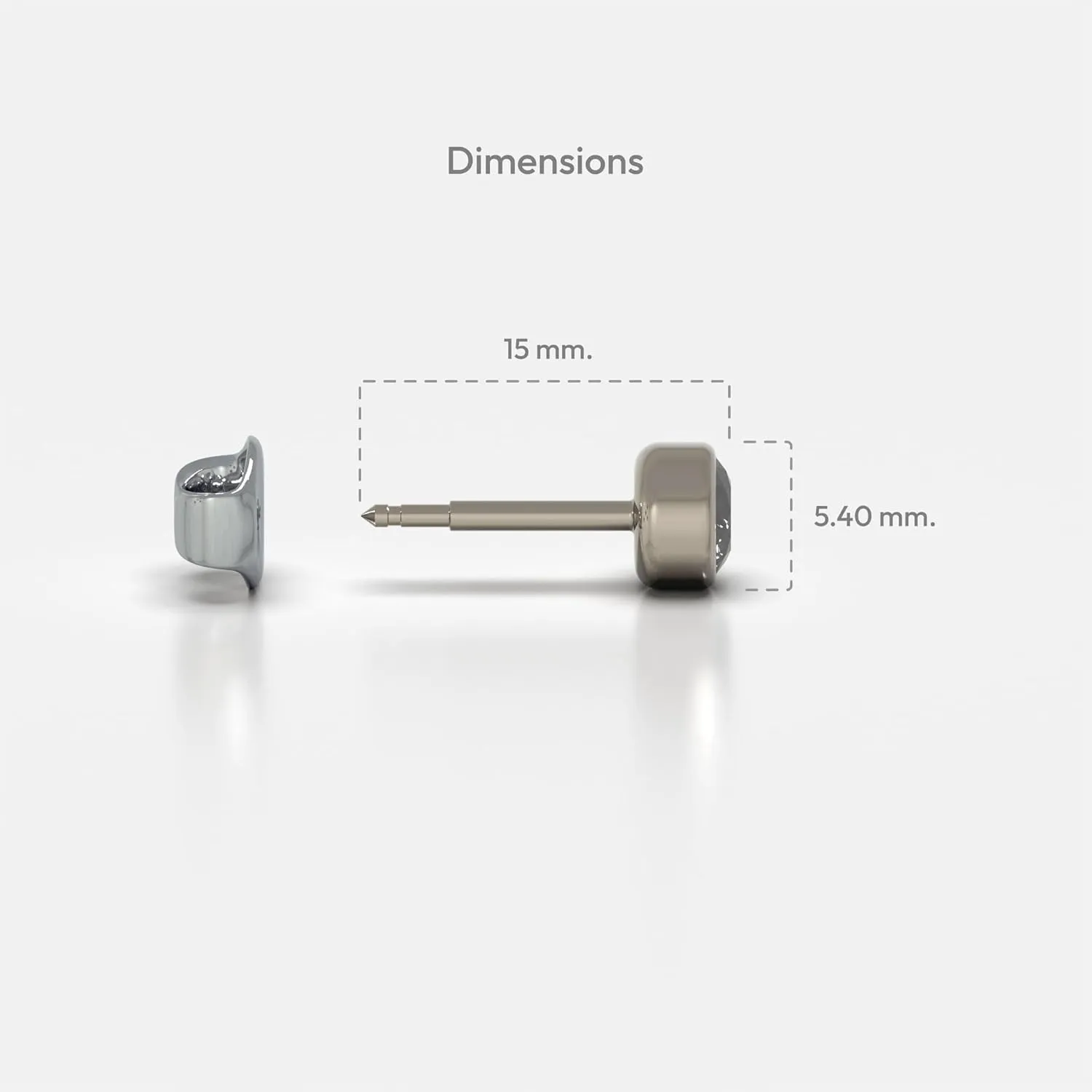 Titanium Mens Earrings Studs Hypoallergenic Men's Women's Fashion Accessories Jewelry Gift