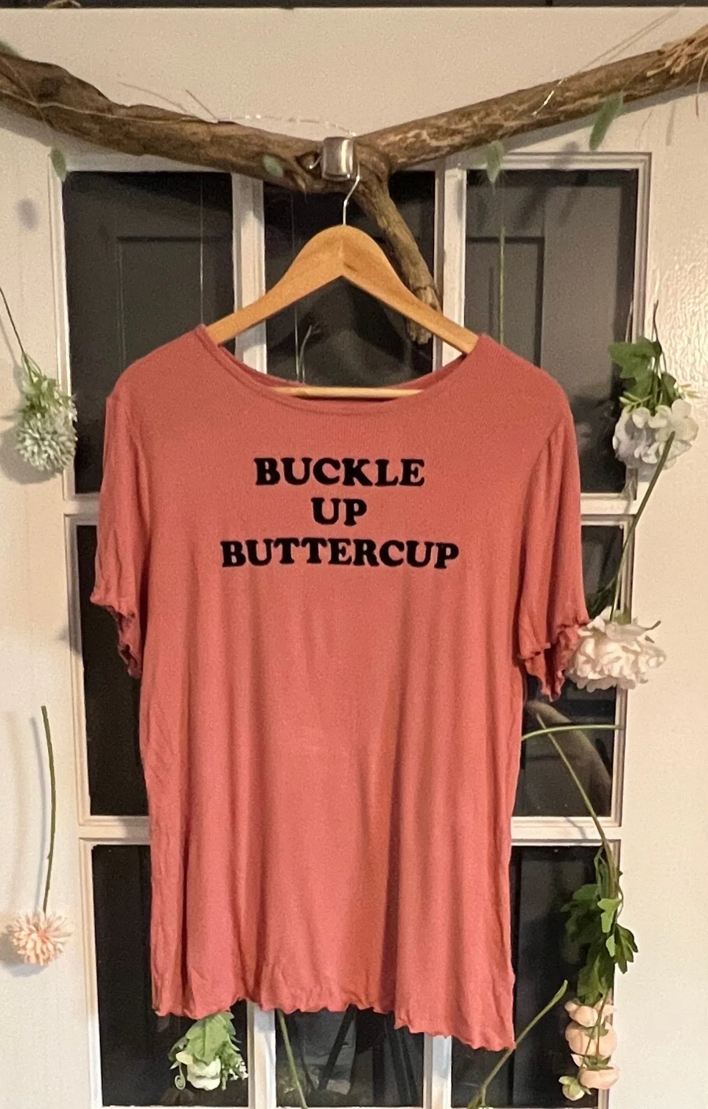 Torrid "Buckle up Buttercup" Tee 2X