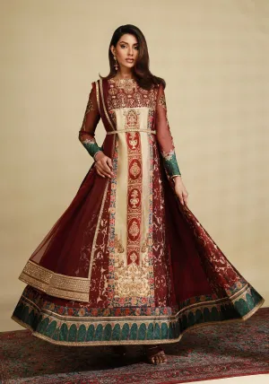 Traditional Kaali Dar Peshwas Silhouette
