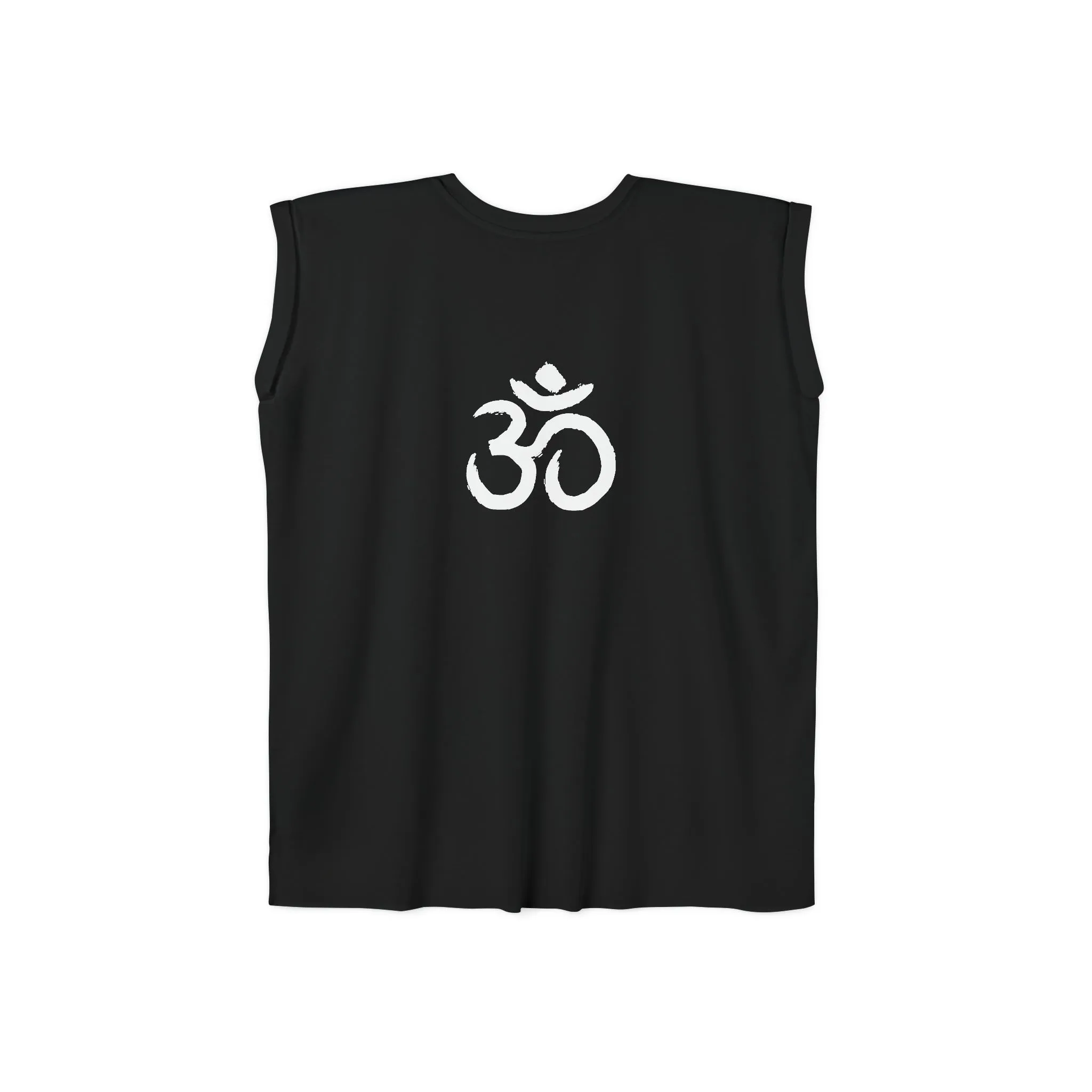 Tree of Life Flowy Rolled Cuffs Muscle Tee