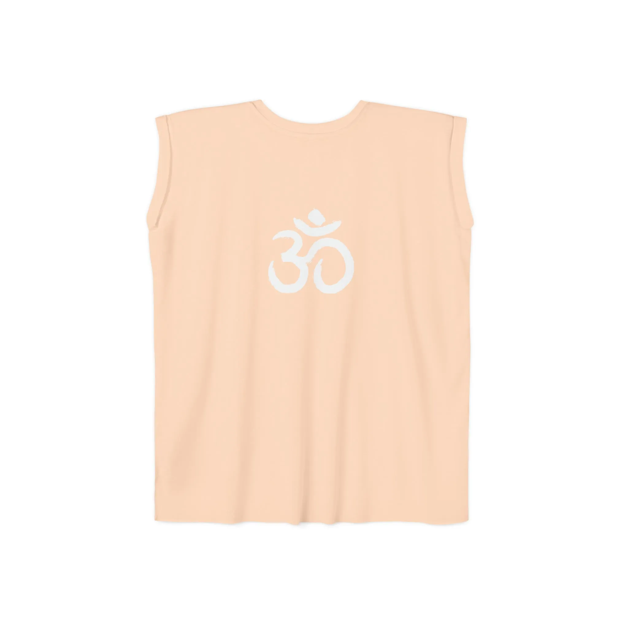 Tree of Life Flowy Rolled Cuffs Muscle Tee