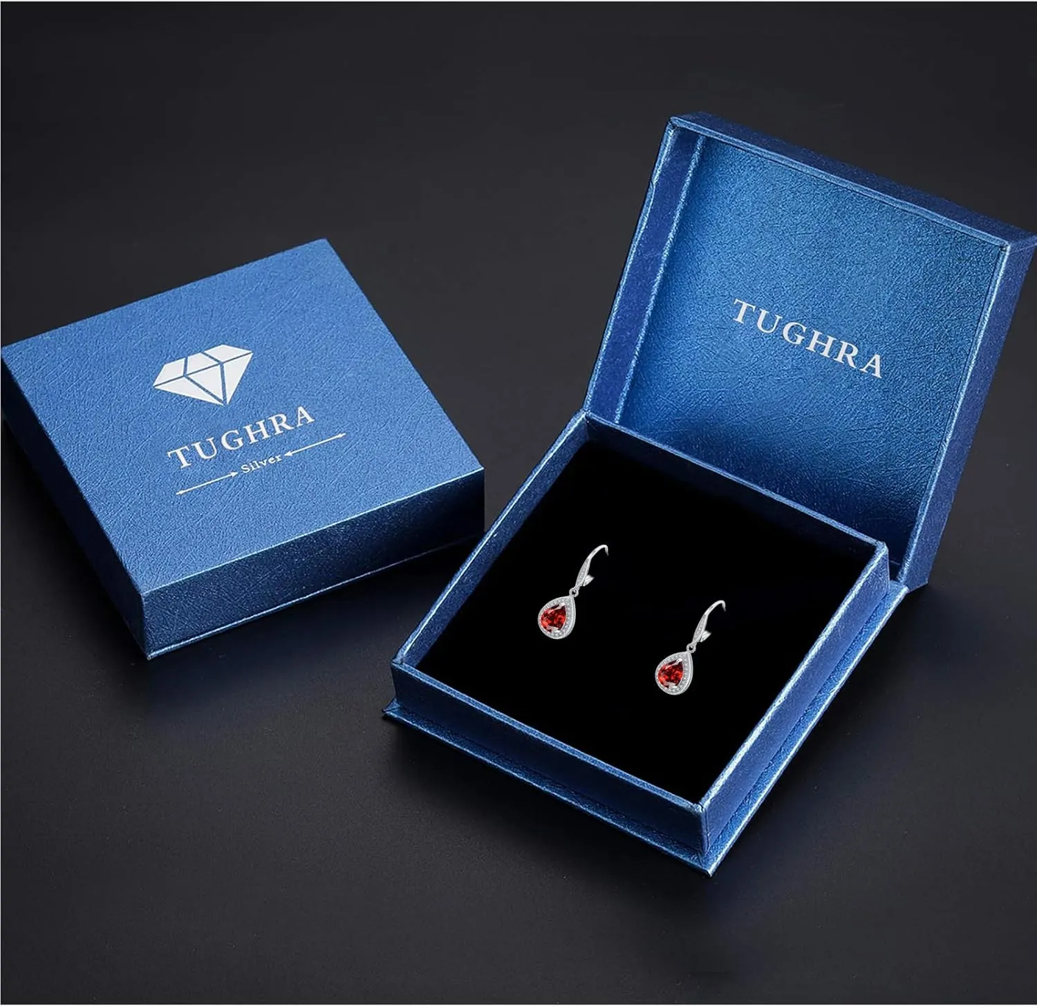 Trendy Dangle Earrings for Women Teen Girls Sterling Silver 12 Birthstone Earrings Minimalist Hypoallergenic Earrings for Sensitive Ears Jewelry Gifts