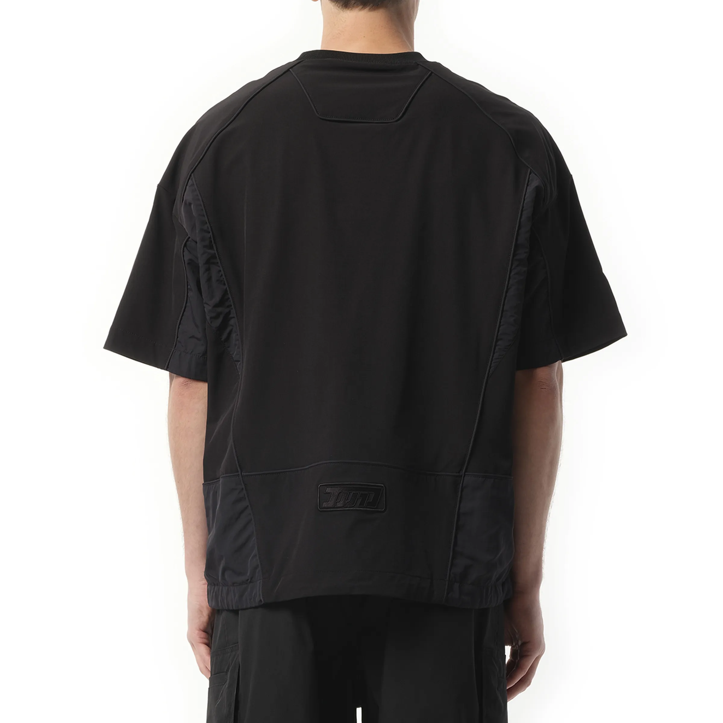 Tricot Soccer Jersey Short Sleeve Shirt in Black