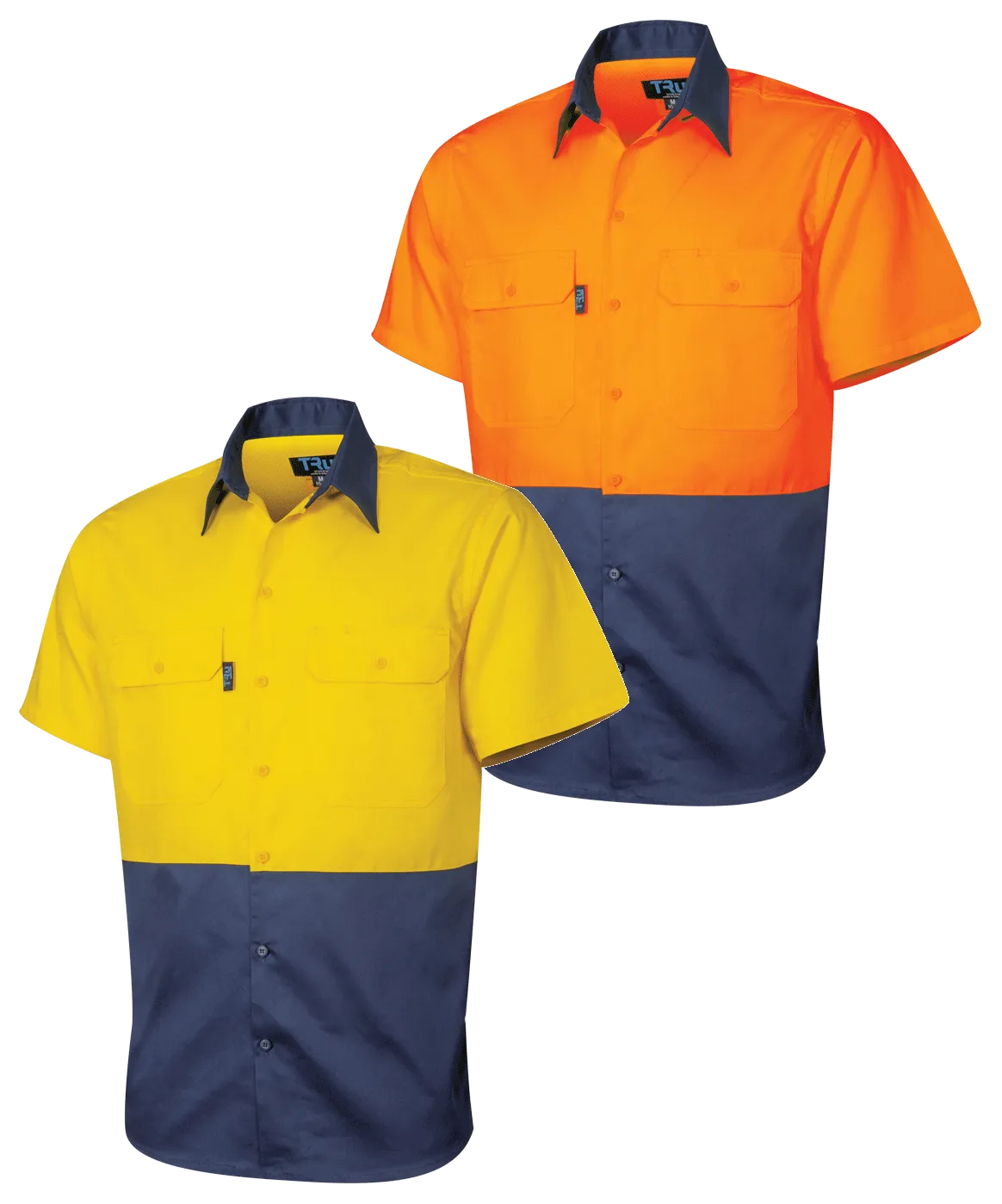 Tru Workwear Lightweight S/S Two Tone Cool Vented Shirt DS2165