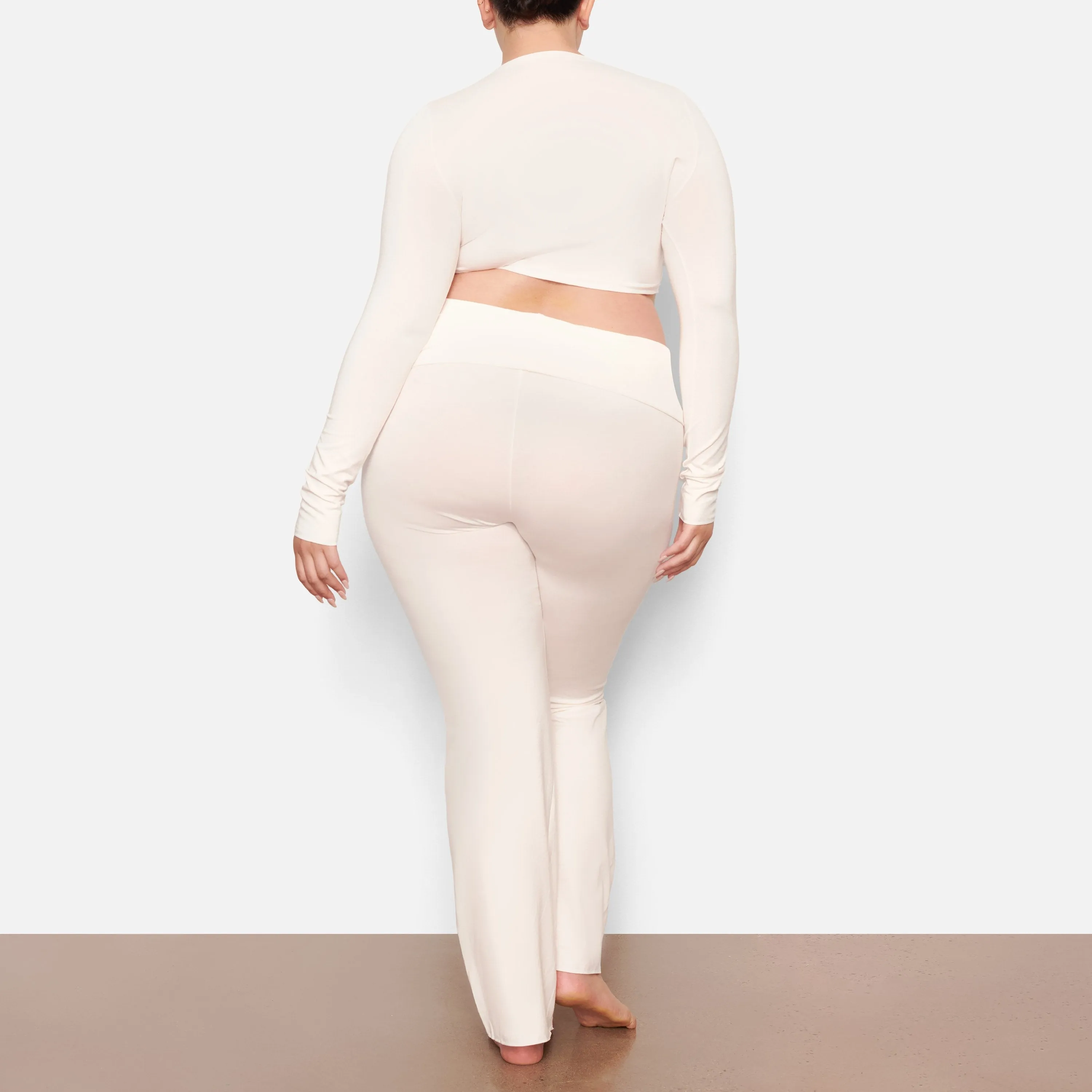 TWIST LONG SLEEVE TOP | MARBLE