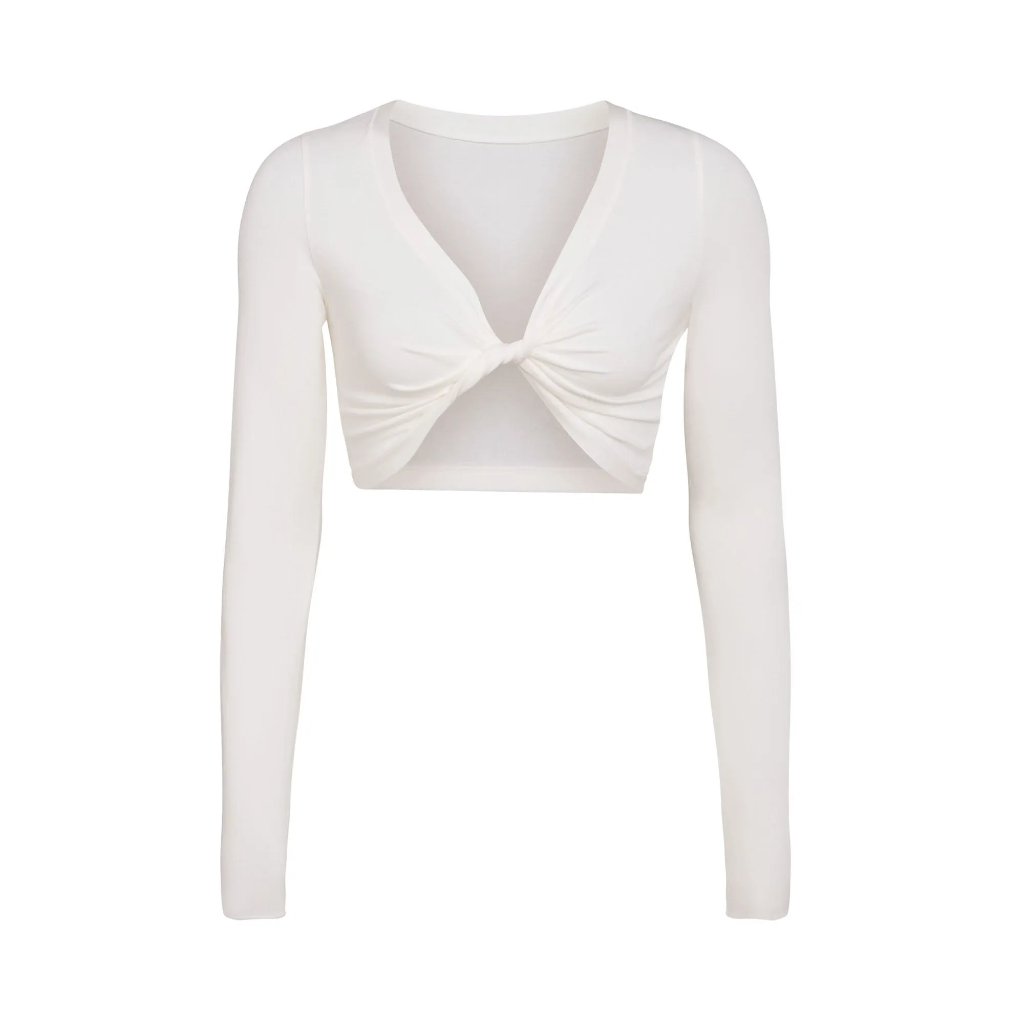 TWIST LONG SLEEVE TOP | MARBLE