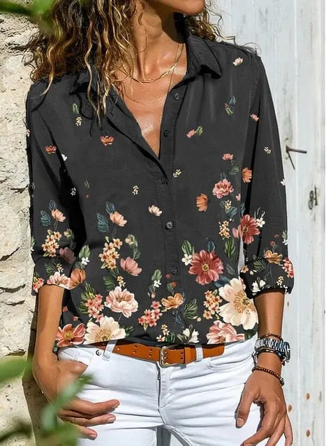 Very Cool and Loose Button Down Plus Size Shirt