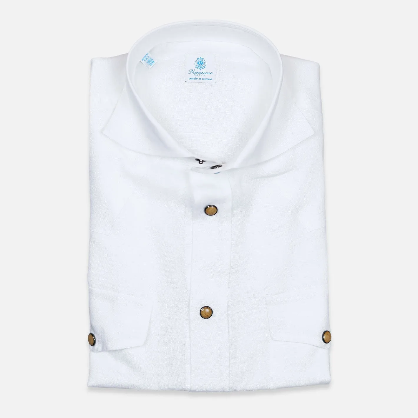 White Linen Rodeo Shirt