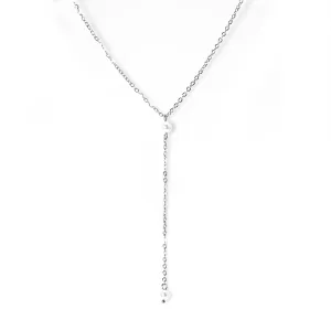 White Pearl Choker Necklace for Women, Teens & Girls - Hypoallergenic Stainless Steel Choker Necklace, Deinty Pearl Choker Necklace Gift, Pearl Jewelry Set, Collar de Perlas (Perls Tie 1)