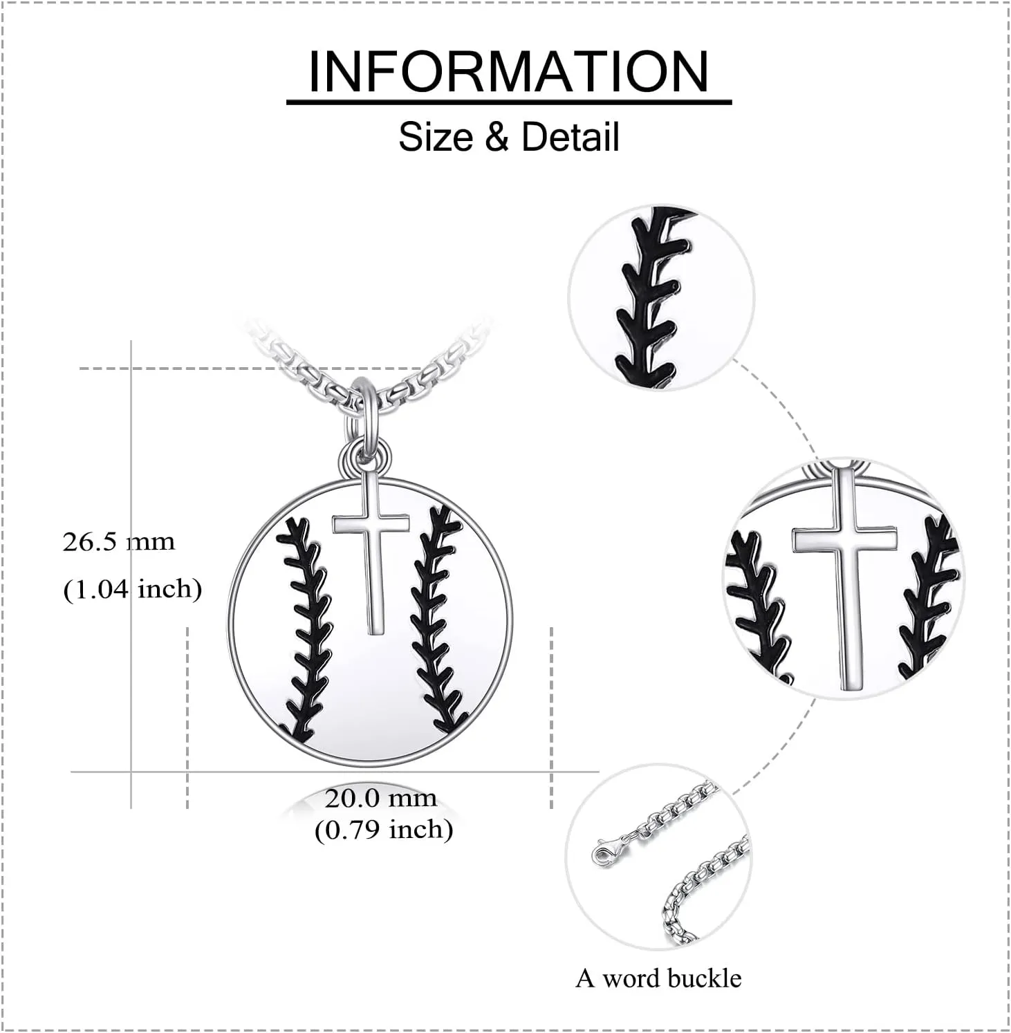 YFN Sport Necklace Sterling Silver Never Give Up I Can Do All Things Pendant Jewelry Sport Gifts for Women Men