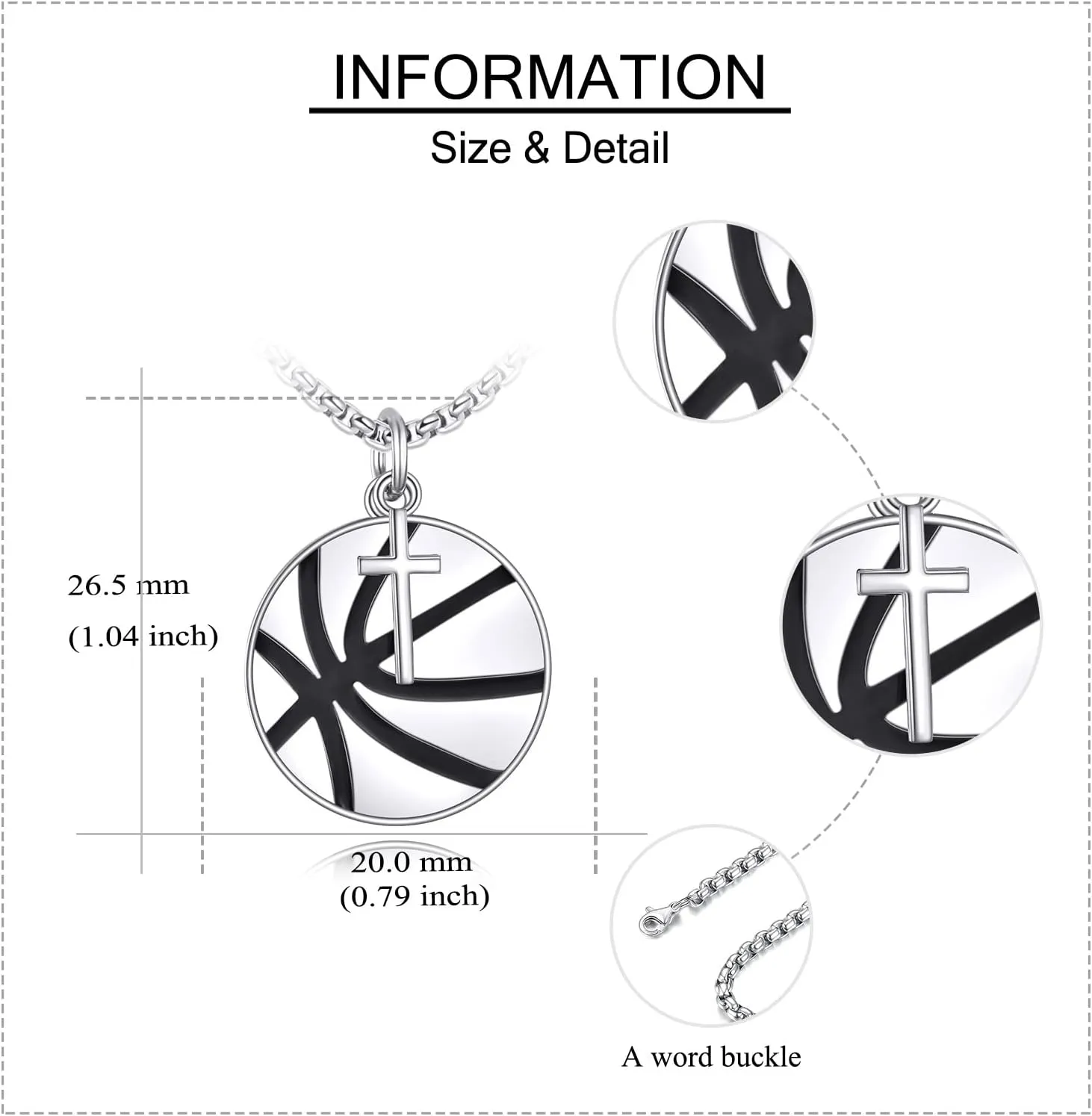YFN Sport Necklace Sterling Silver Never Give Up I Can Do All Things Pendant Jewelry Sport Gifts for Women Men